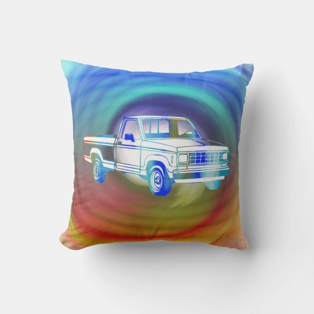 Pop Art Classic Car Cushion (Front)