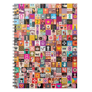 Pop Art Collage   Notebook