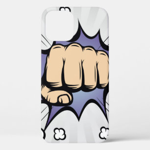 Pop art comic bubbles design. Vintage illustration iPhone 12 Case