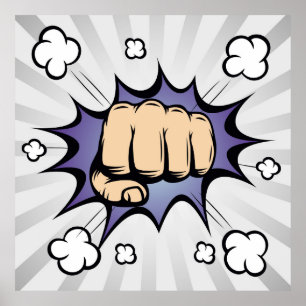 Pop art comic bubbles design. Vintage illustration Poster