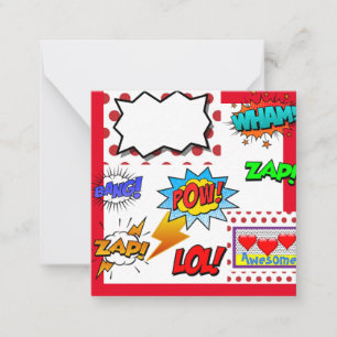 Pop Art, Comic, Card