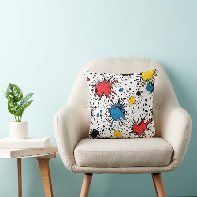 Pop Art Comic Splash Cushion (Chair)