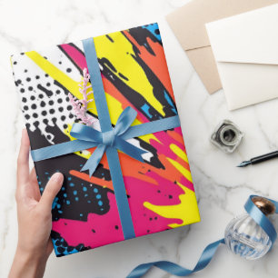 Pop Art Comic Splash Wrapping Paper