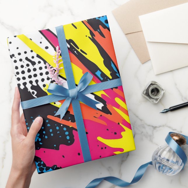 Pop Art Comic Splash Wrapping Paper (Gifting)