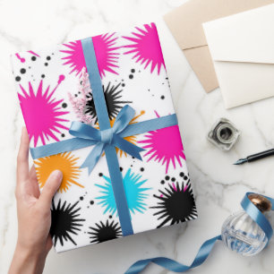 Pop Art Comic Splash Wrapping Paper