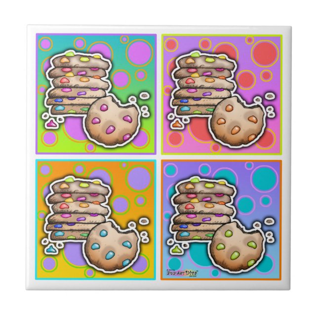 Pop Art Cookies Tile (Front)