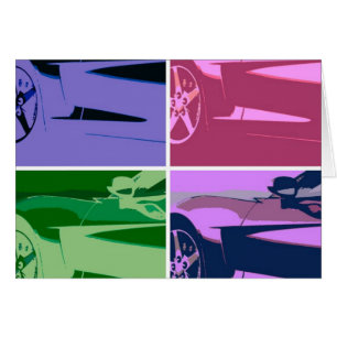 Pop Art Corvettes
