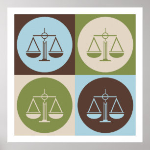 Pop Art Criminal Justice Poster