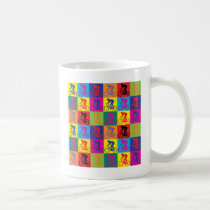 Pop Art Cycling Coffee Mug