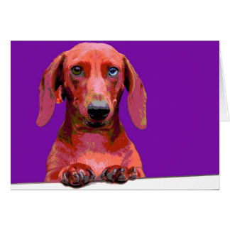 Pop Art Dachshund