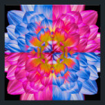 Pop Art Dahlia Flower Grid – Vibrant Pink and Blue Poster<br><div class="desc">Bring bold colour and modern style into your home with this Pop Art Dahlia Grid design. Inspired by Warhol’s iconic style, this artwork features four striking quadrants of pink and blue petals with radiant yellow centres. Perfect for adding a lively and artistic touch to wall décor, pillows, phone cases, and...</div>