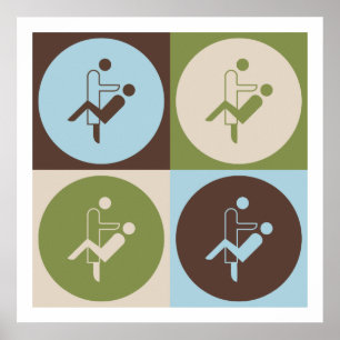 Pop Art Dental Hygiene Poster