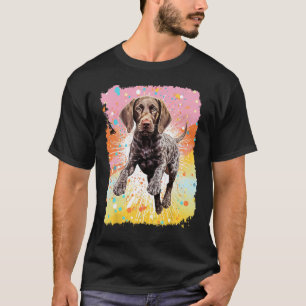 Pop Art Dog German Shorthaired Pointer Puppy T-Shirt