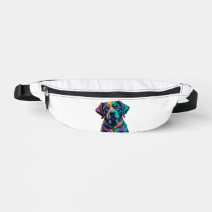 Pop Art dog to add fun and colour to your style Bum Bags