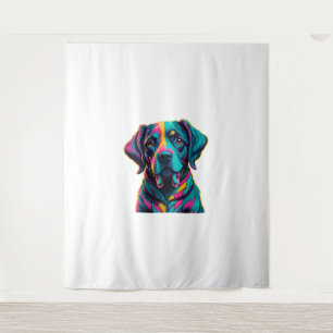 Pop Art dog to add fun and colour to your style  Tapestry