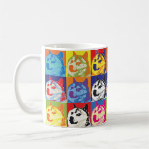 Pop Art Dogecoin Coffee Mug