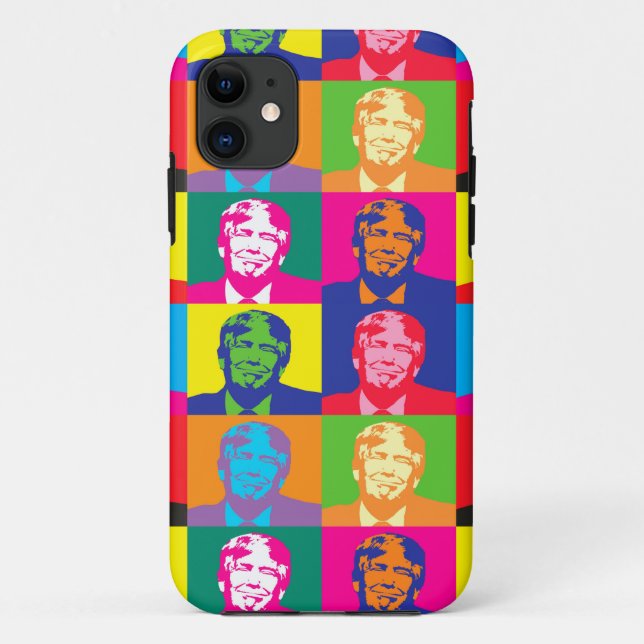 pop art donald trump Case-Mate iPhone case (Back)