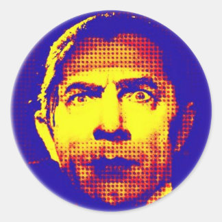 Pop Art Dracula Classic Round Sticker