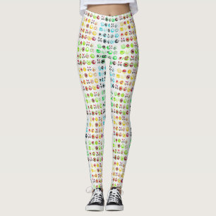 Pop Art Easter Cupcakes 2 Leggings