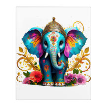 pop art elephant