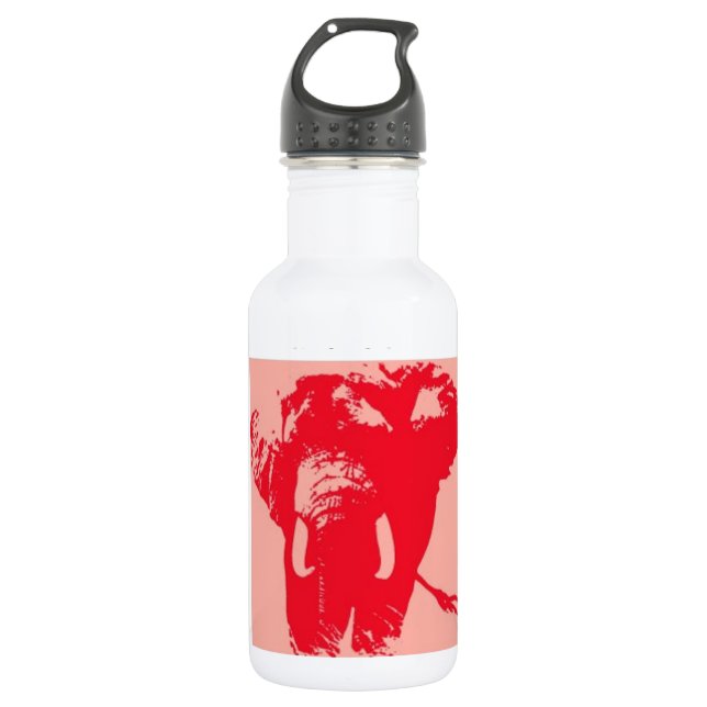 Pop Art Elephants 532 Ml Water Bottle (Front)