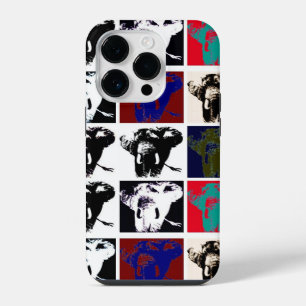 Pop Art Elephants iPhone 14 Pro Case