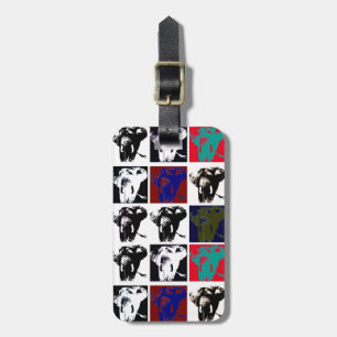 Pop Art Elephants Luggage Tag