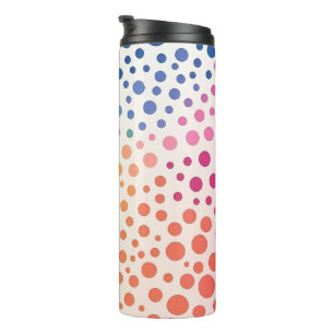Pop Art Energy Dots Colourful Gradient Thermal Tumbler