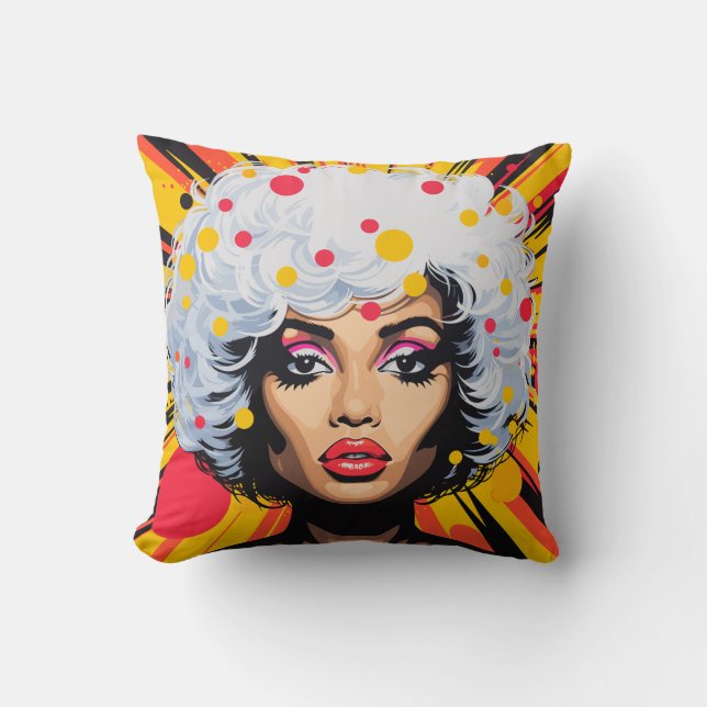 Pop Art Explosion Cushion (Front)