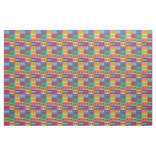 Pop Art Eyeglasses Fabric