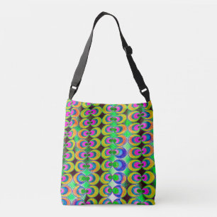 Pop art fabric crossbody bag