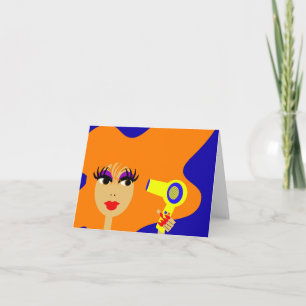 Pop Art Face Notecard