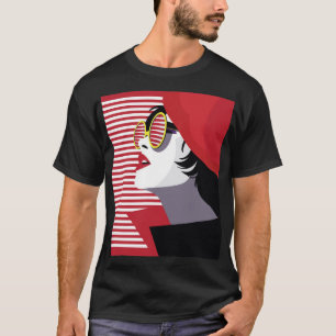Pop Art Fashion Woman Vintage T-Shirt