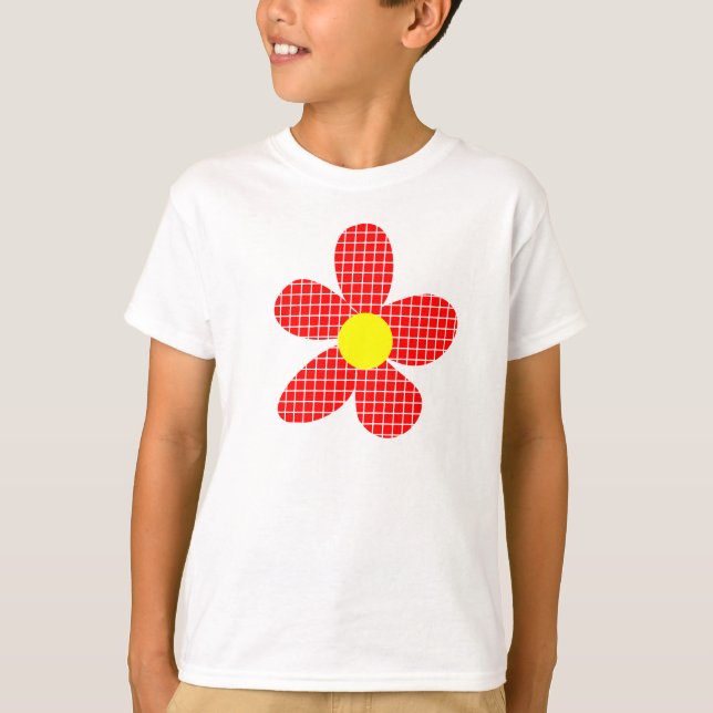 Pop Art Flower - Customised T-Shirt (Front)