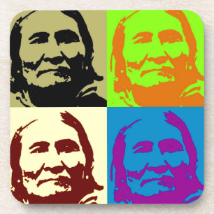 Pop Art Freedom Fighter Geronimo Coaster