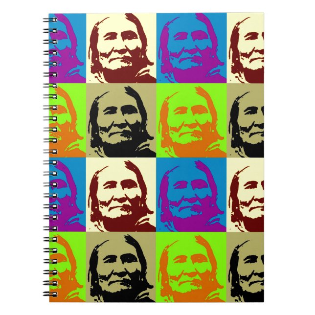 Pop Art Freedom Fighter Geronimo Notebook (Front)