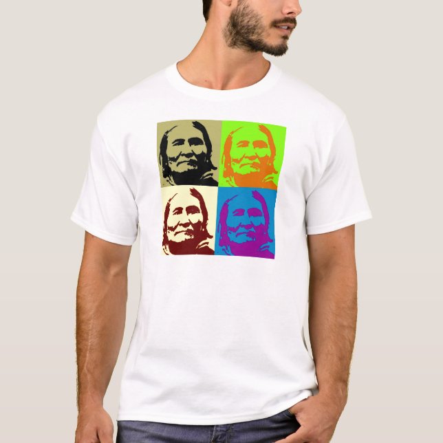 Pop Art Freedom Fighter Geronimo T-Shirt (Front)
