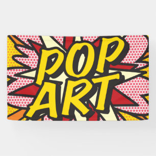 POP ART Fun Retro Comic Book Pop Art Banner