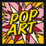 POP ART Fun Retro Comic Book Pop Art Poster<br><div class="desc">A fun,  cool and trendy retro comic book pop art-inspired design that puts the wham,  zap,  pow into your day. The perfect gift for superheroes,  your friends,  family or as a treat to yourself. Designed by ComicBookPop© at www.zazzle.com/comicbookpop*</div>