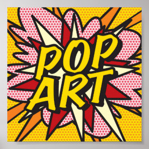 POP ART Fun Retro Comic Book Poster