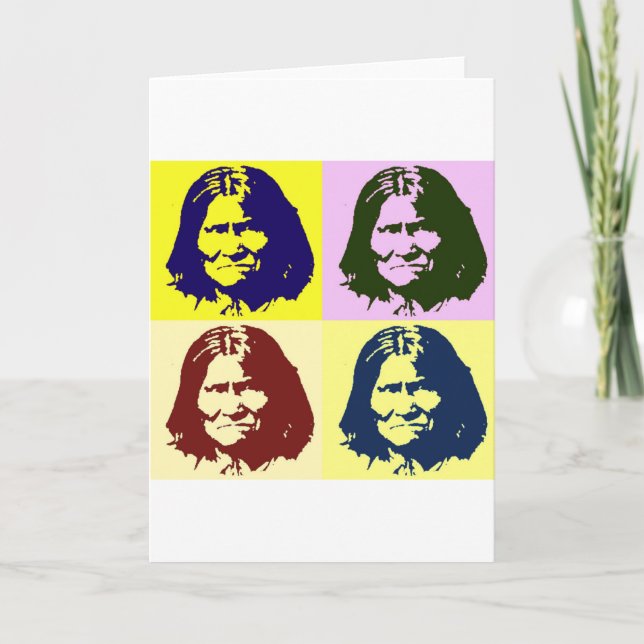 Pop Art Geronimo Card (Front)