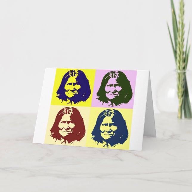 Pop Art Geronimo Card (Front)