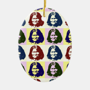 Pop Art Geronimo Ceramic Ornament