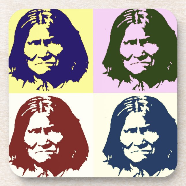 Pop Art Geronimo Coaster (Front)
