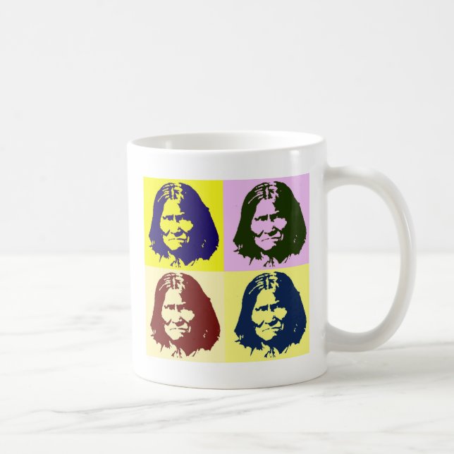 Pop Art Geronimo Coffee Mug (Right)