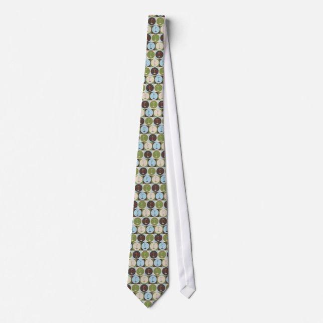 Pop Art Golf Tie (Front)