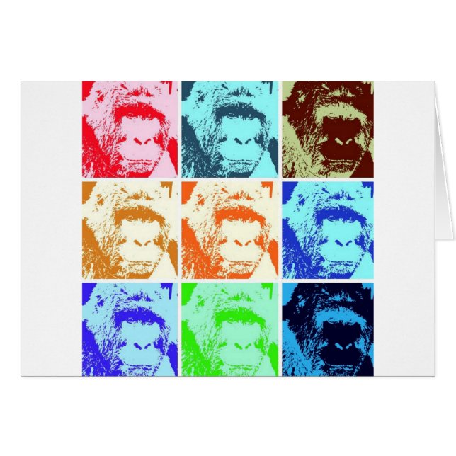 Pop Art Gorilla (Front Horizontal)