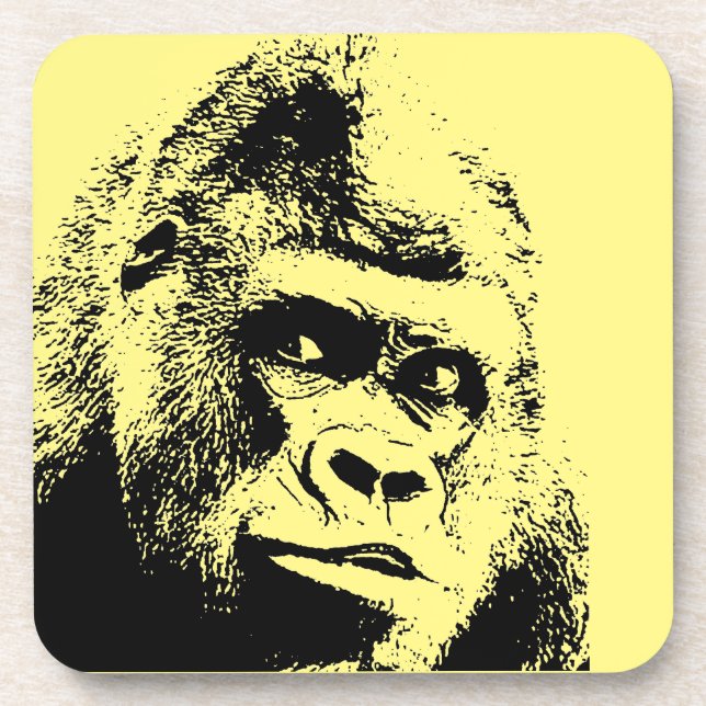 Pop Art Gorilla Coaster (Front)