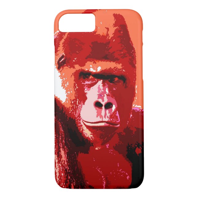Pop Art Gorilla iPhone 7 Case (Back)