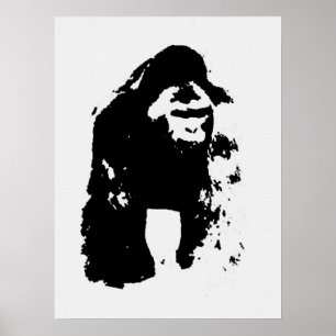 Pop Art Gorilla Poster